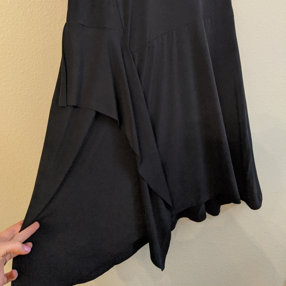 Black sleeveless Joe Fresh swing hem dress L - Picture 3 of 4